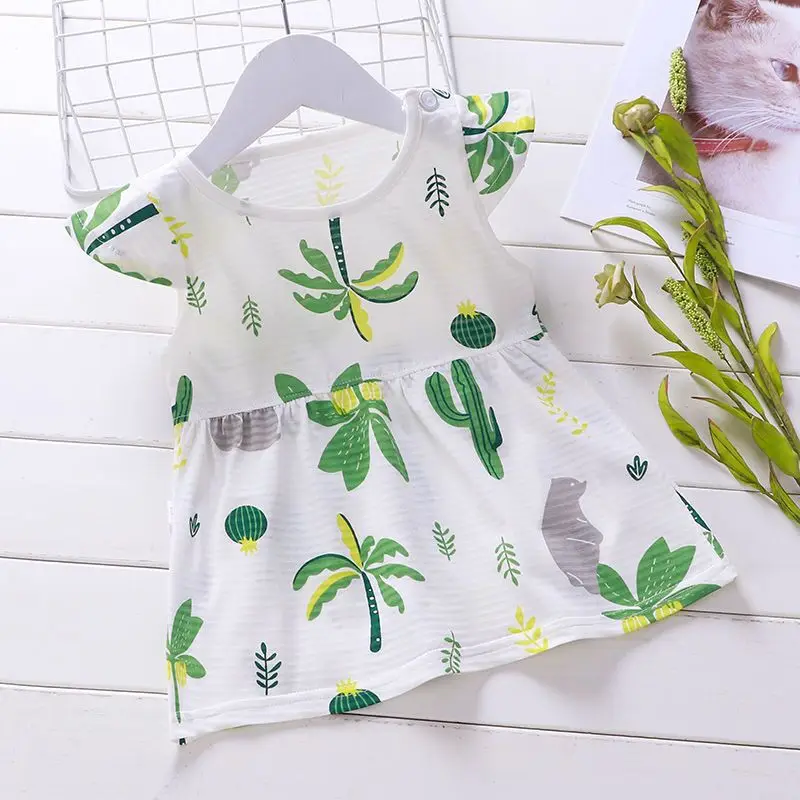 
Summer Clothes Skirts Rose Baby Floral Buttons up Skirts AU Style Infant Toddle Girls Casual Plain Quantity Cotton FLOWER Cotton 