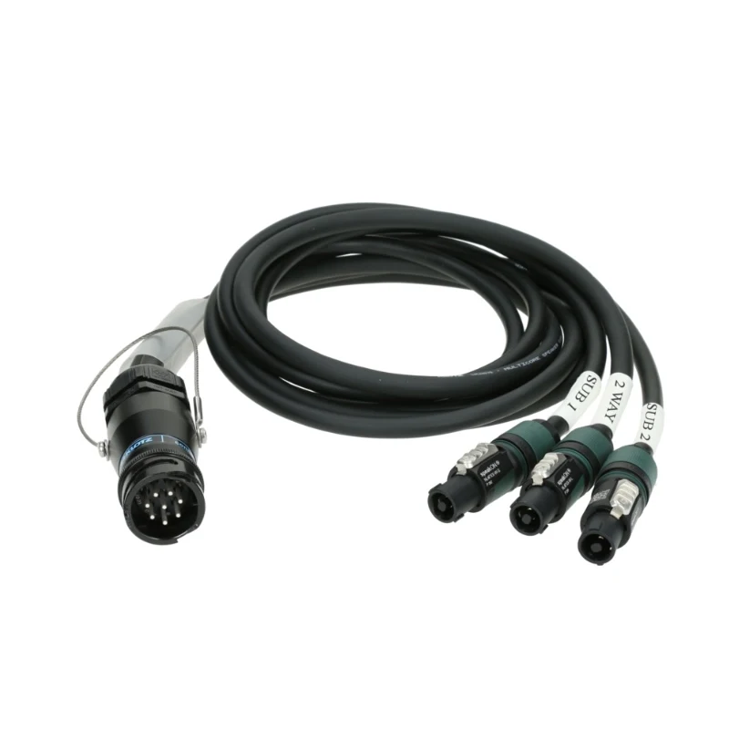 LPA3FNS Speaker cable  SPUTNIK DO3WFILL adapter PA-COM 8p M - 3 x speakON 4p F 3M