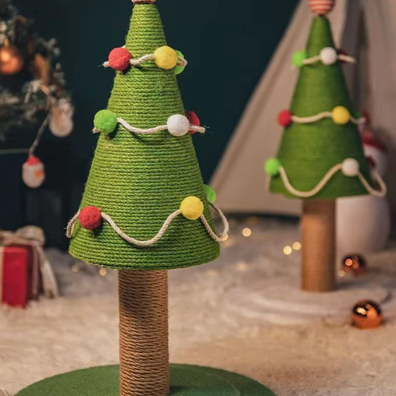 Customized furniture manufacturer,Cat scratch board sisal pet cat climbing pole cat tree