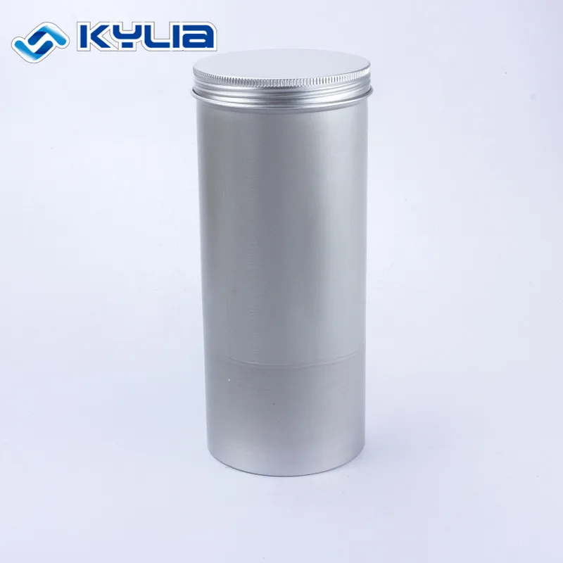 Empty Personal Care Gift Packing Tube Tin 100g Tall Aluminum Cylinder Hair Wax Canister