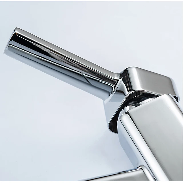
Modern Bathroom Basin Tap Pull Out Bathroom Water Chrome Brass Basin Faucets 