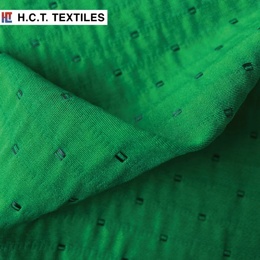 Эластичная ткань для платья в горошек 63% искусственный шёлк 26% нейлон 6% полиэстер 5% спандекс 250 г