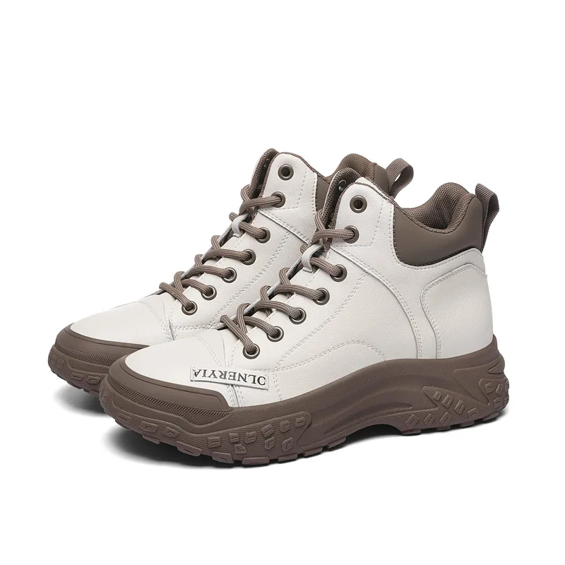 Wholesale High Quality Fashion Women Martin Boots Double Cowhide Warm Outdoor Boots High Top Casual Martin Boots