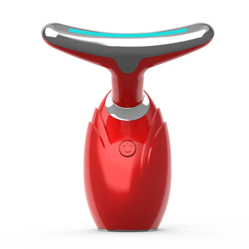 New 7-in-1 Neck Tightening Device EMS Intense Pulsed Light Neck Lifting Massage Device And Face Wrinkles Reducing Beauty Instrum