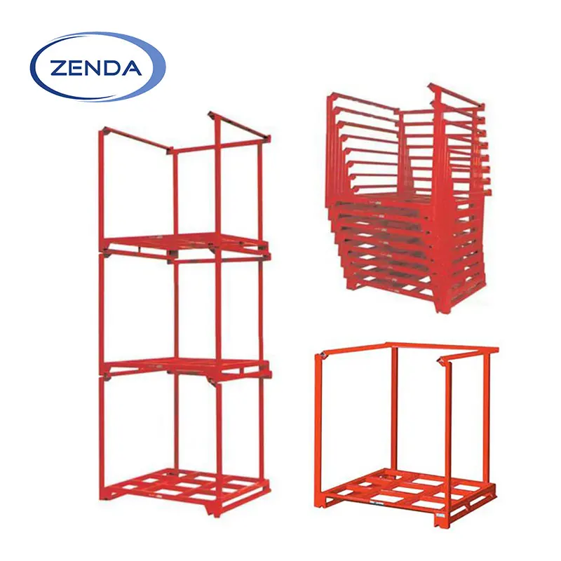 Поставка складской Штабелируемый металлический штабелируемый стеллаж для автомобилей и грузовиков мобильный стеллаж для шин