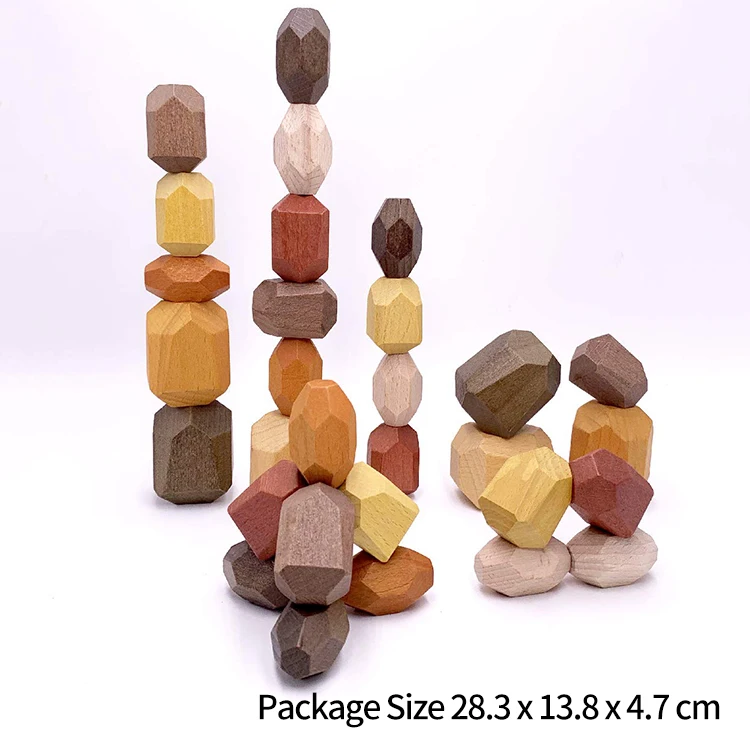 Trending Tumi Ishi Balance Rock Best Educational Toy Wisdom Toy Colored Stone for Children To Improve Creativity