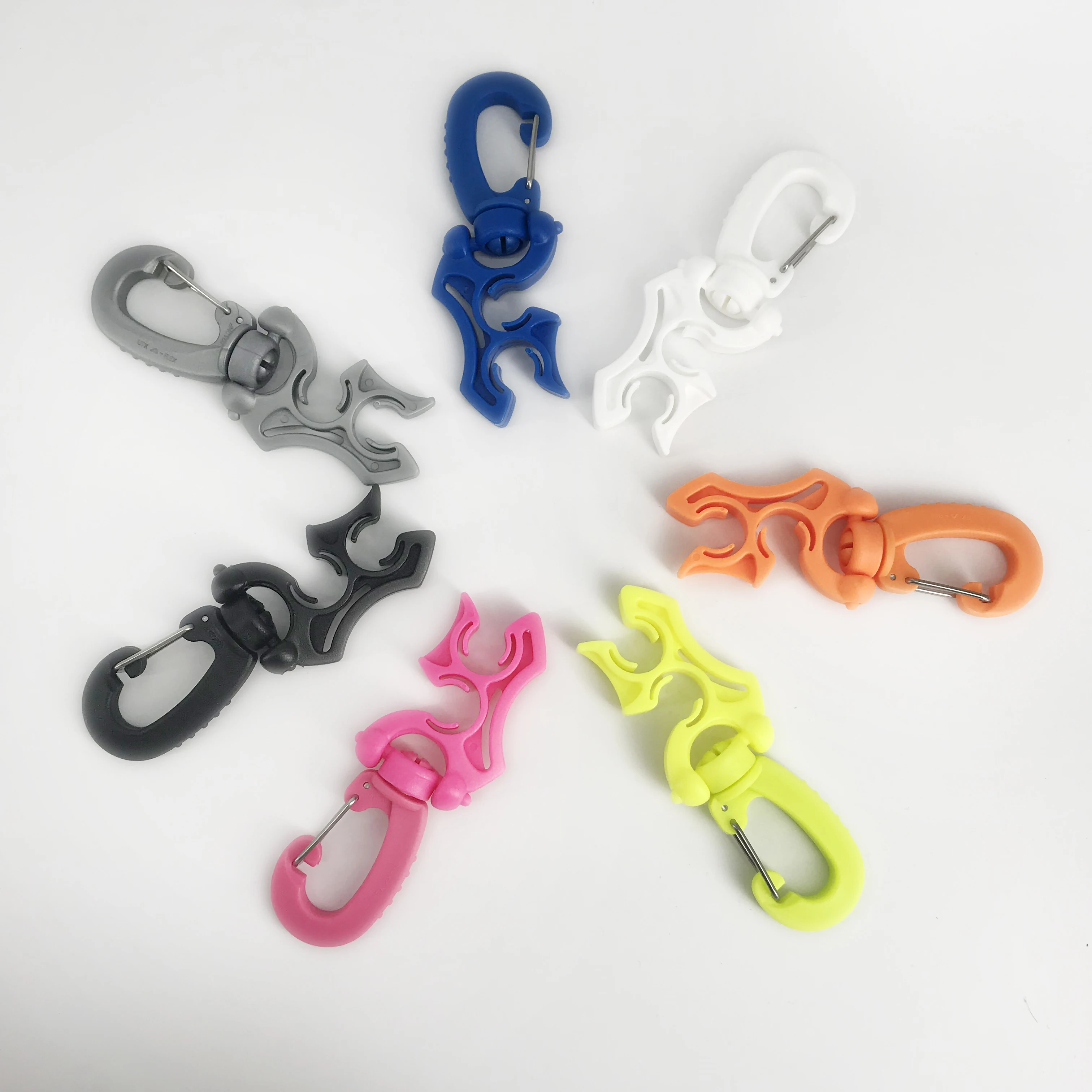 Diving Equipment Multicolor Multi-purpose Plastic Hose holder clip for diving