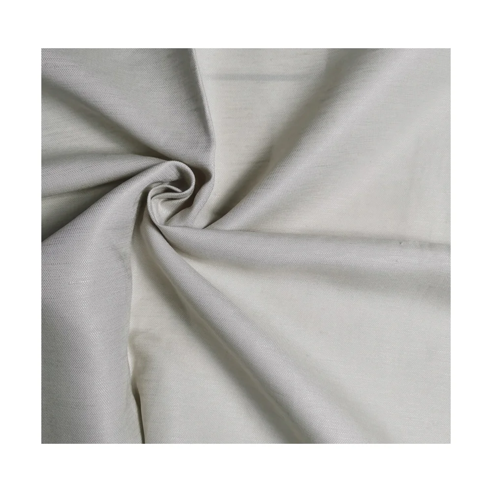  Высокое качество смесь хлопка и льна tencel lycoell slub однотонные ткани для