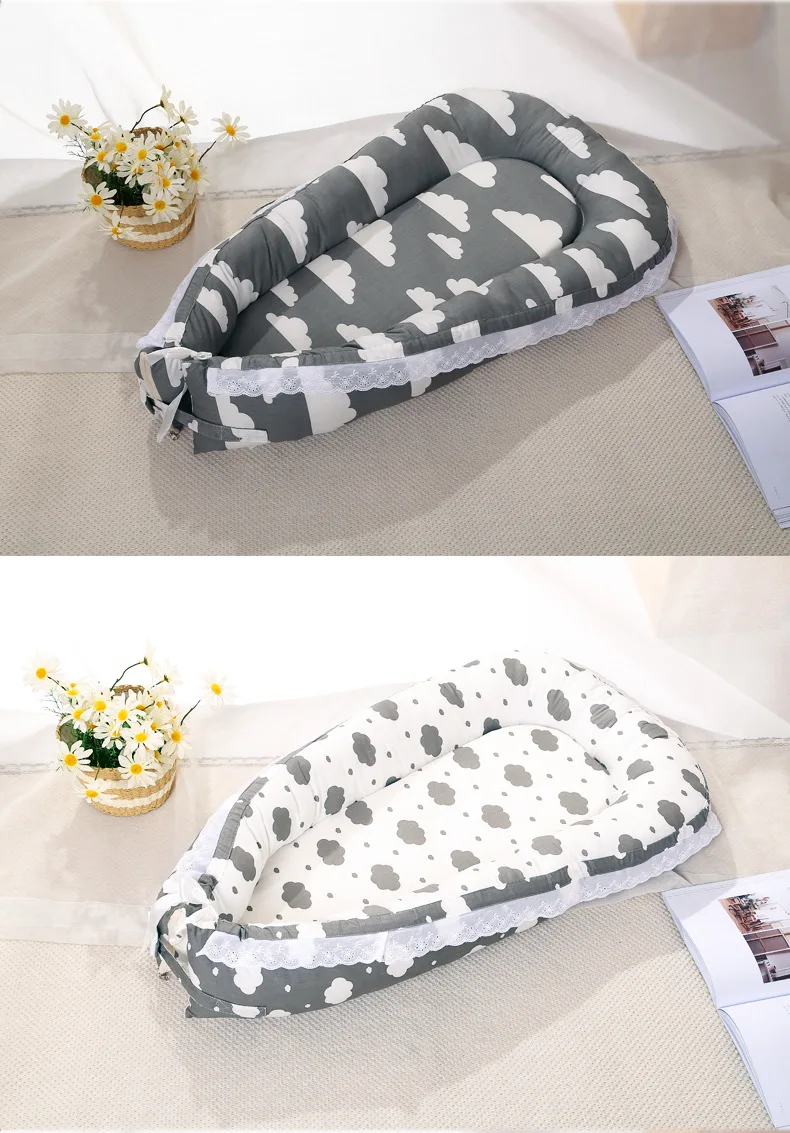 Natucare BSCI muslin baby nest newborn nest lounger sleeping