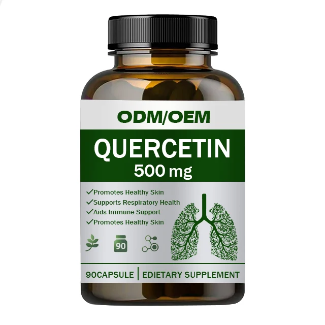 ODM/OEM Herbal Health Supplement Sophora Japonica Extract Vitamin 500mg Bromelain With Quercetin Capsules For Immune Support