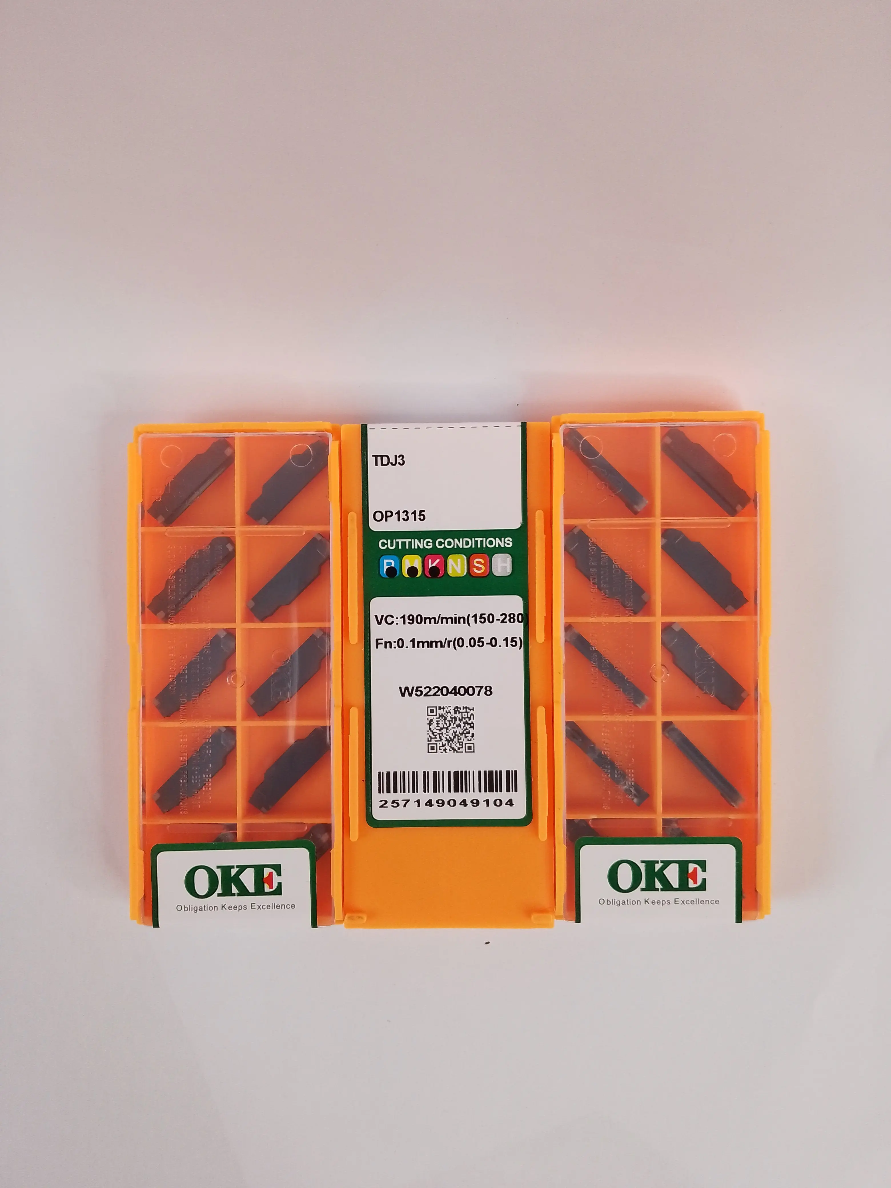 HUAZHICHUN Original TDJ3-OP1315 Carbide Grooving Inserts CNC Lathe Tools For P and M