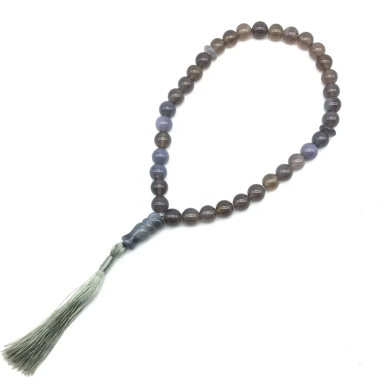 Исламский молитвенный камень Tesbih бусы мусульманский браслет Tasbih 33 шт. мужские четки ювелирные изделия ожерелье