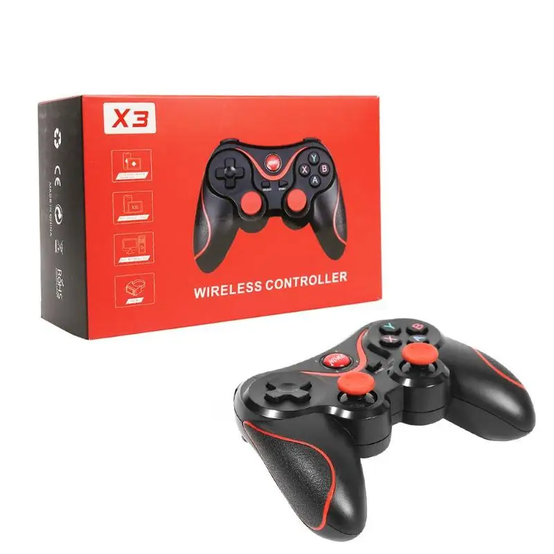 
Quick delivery Gamepad X3 wireless BT game controller T3 X3 joystick connecting android IOS smart phone 