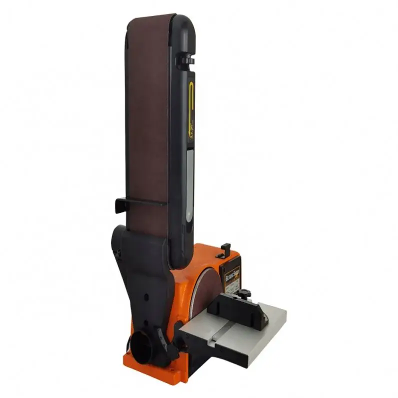 2980rpm Constant Speed Motor Driven Belt Disc Sanding Machine DIY Cast Iron Customizable Economic Electric Sander 80# & 80# 50HZ