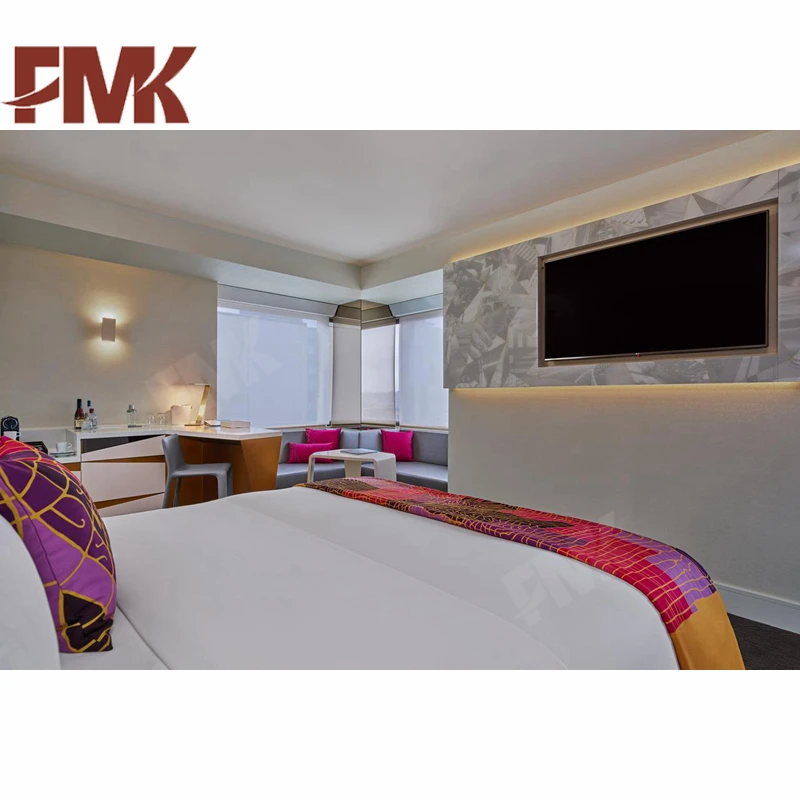 
Modern Appearance and Commercial Furniture General Use Hotel Room Set Equipment 