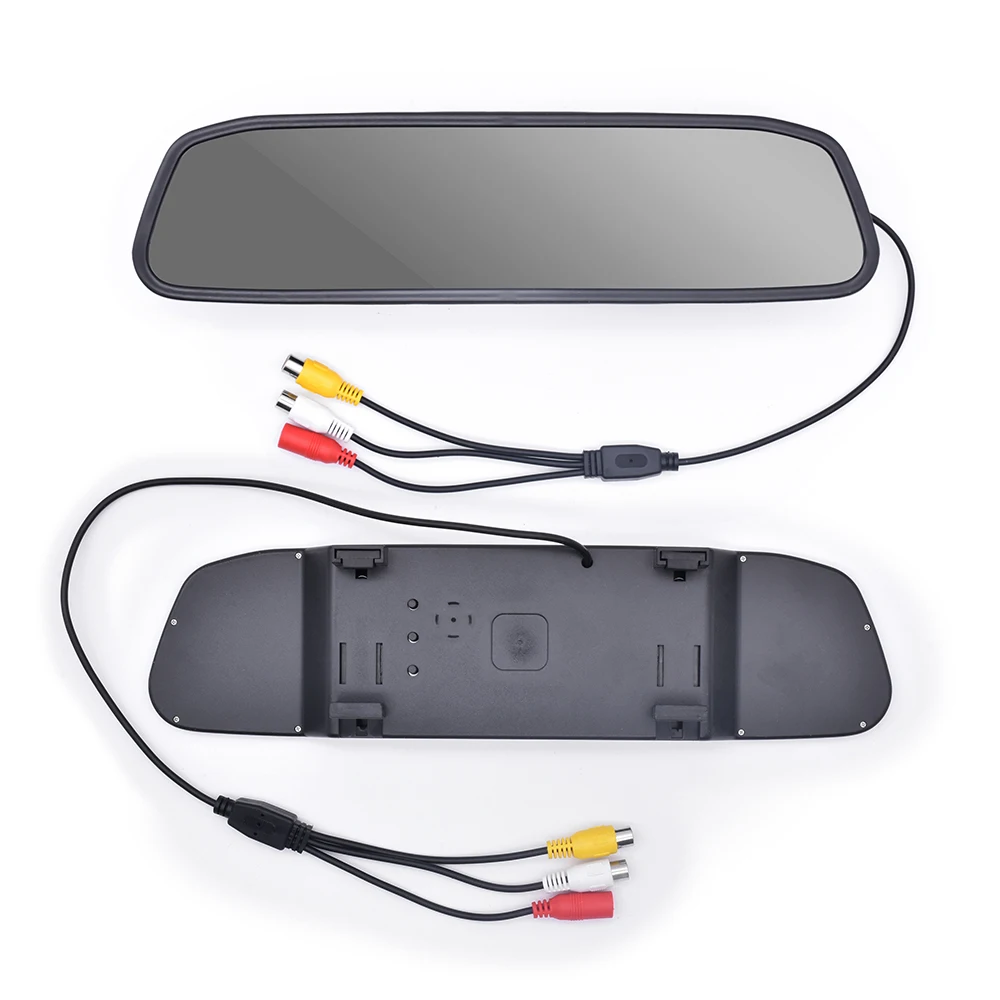 Заводская продажа 12 В Универсальный 4 3 дюймов ЖК-экран автомобиля заднего зеркала