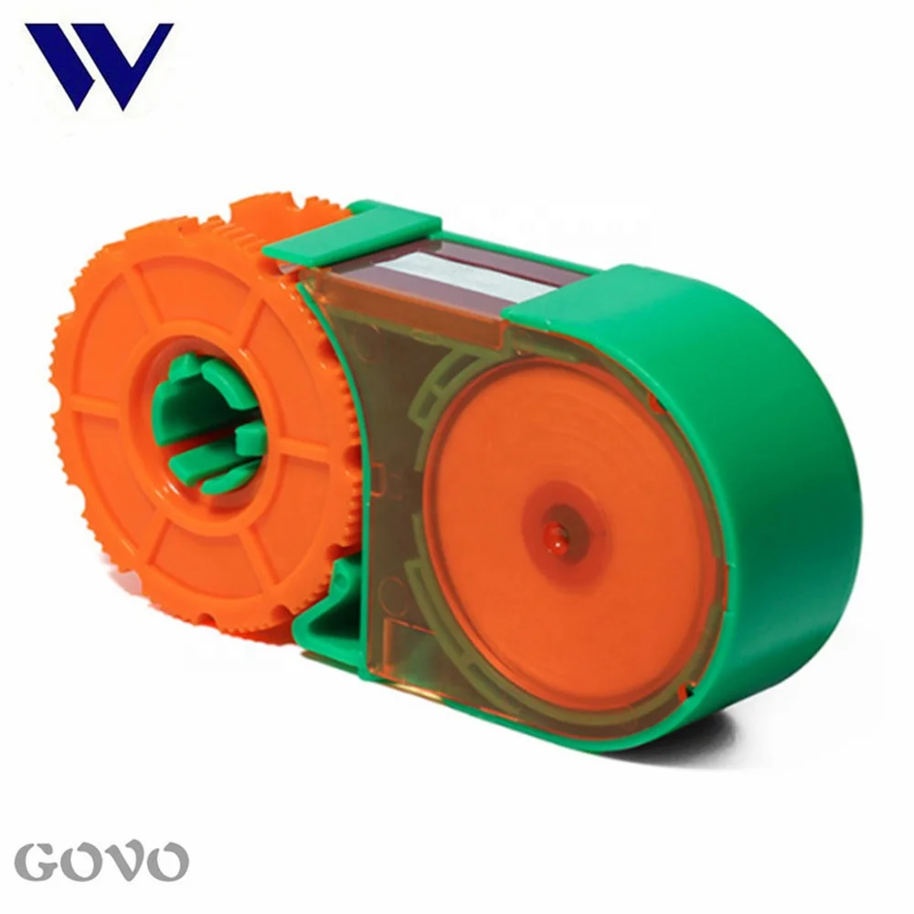 GOVO Fiber Optic Cleaning Tools GW-600C Green+Orange Cassette type Fiber Optic Cleaner Box