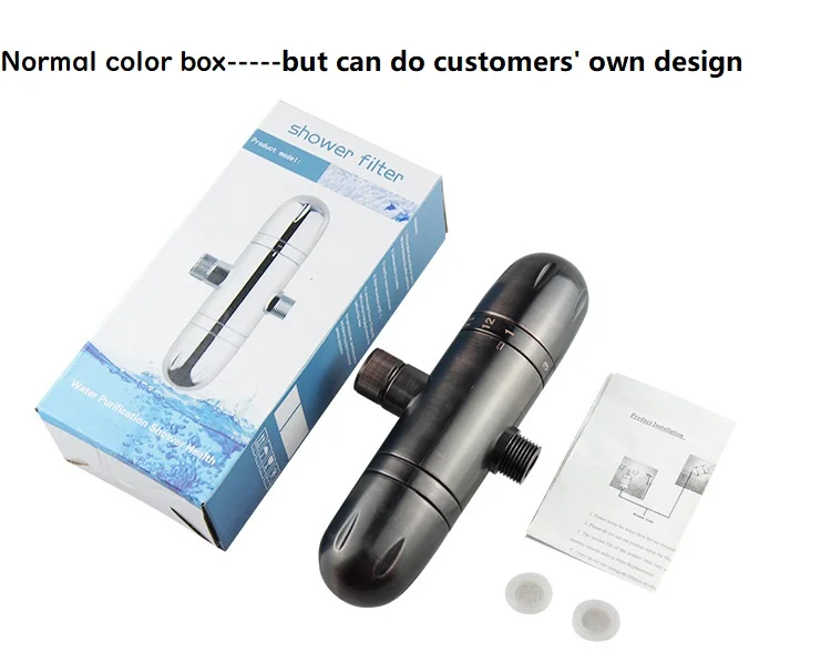 Unique Design Bronze-Colored Shower Water Filter Water Filter System For Bathroom