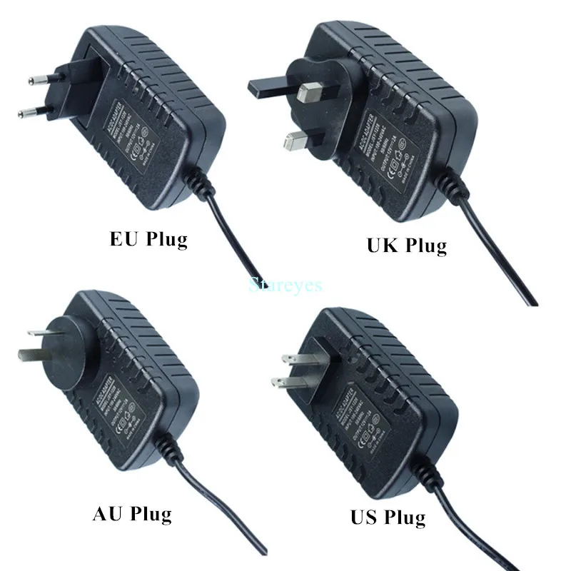 Free shipping 100 Pcs AC100-240V to DC12V 2A 3A 5A 6A 8A 10A Power Adapter Supply Converter Charger LED Lighting Transformers