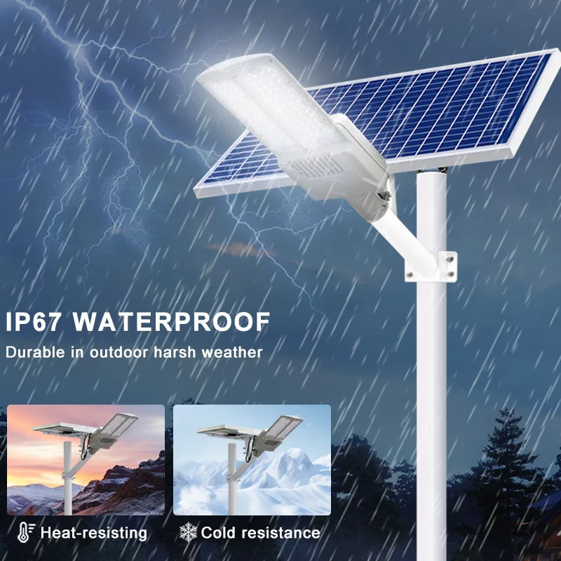 OEM/ODM customized 100W 200W 300W 400W split type solar street lights outdoor waterproof for project