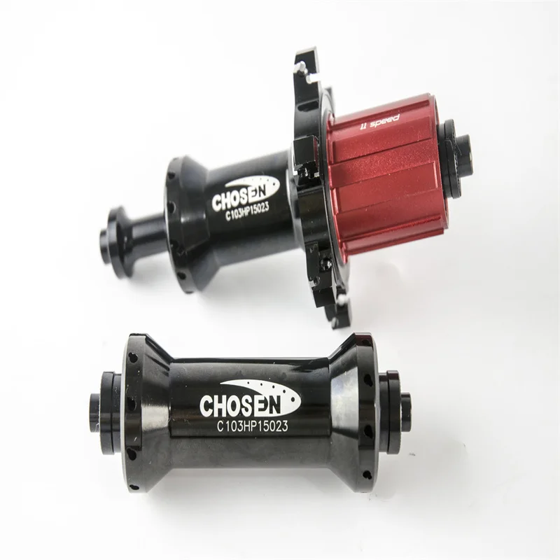 TB2144 Chosen road bicycle hub ASP1586B-ASP7187HP  Front 97.5g Rear 194.8g 20/24 holes Straight pull hub include skewer