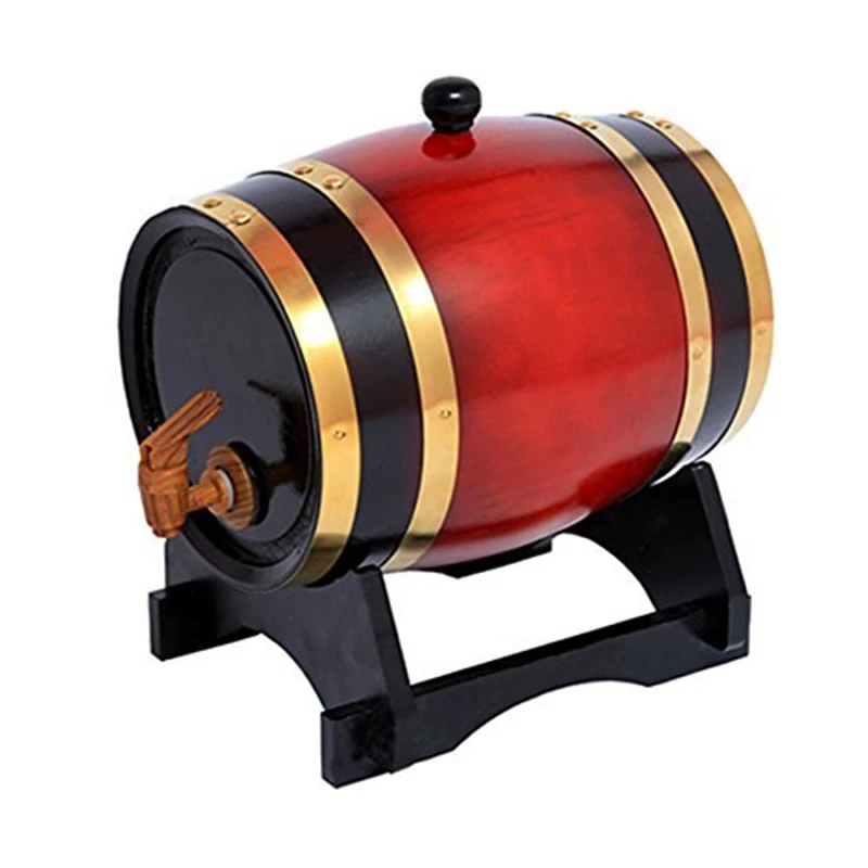 Finished Oak Wood Barrel , Red Wine Wood Barrel for Beverage