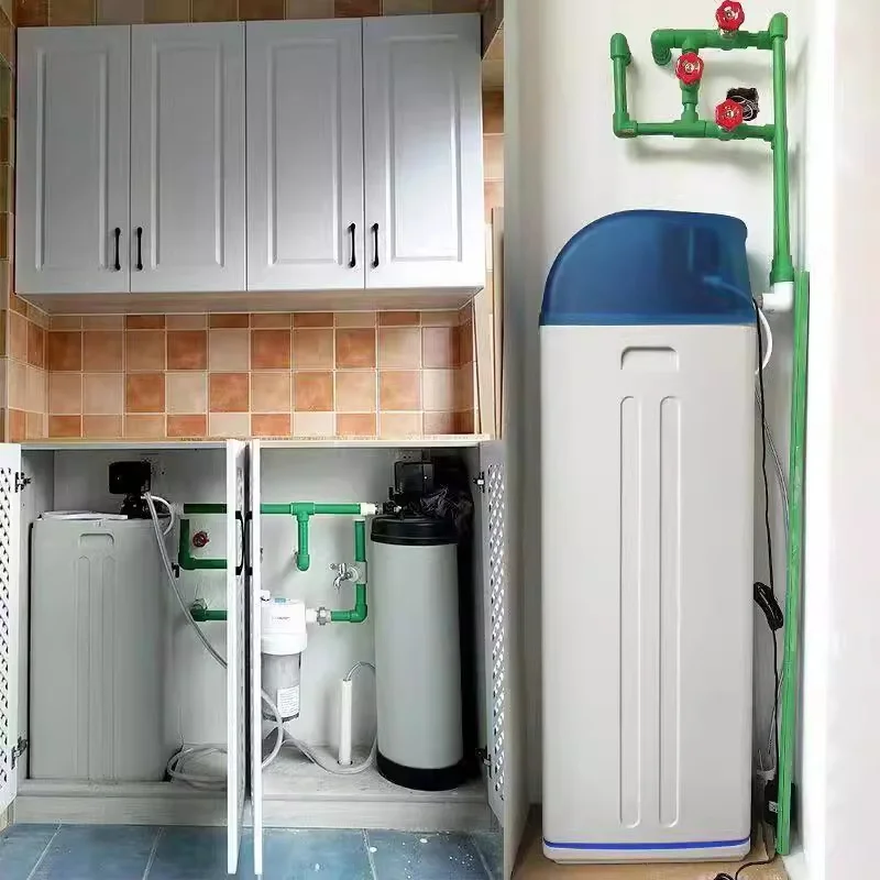 Soft Water System 1/2/3 m3/H ion exchange salt free water softener for bathroom with soft water valve