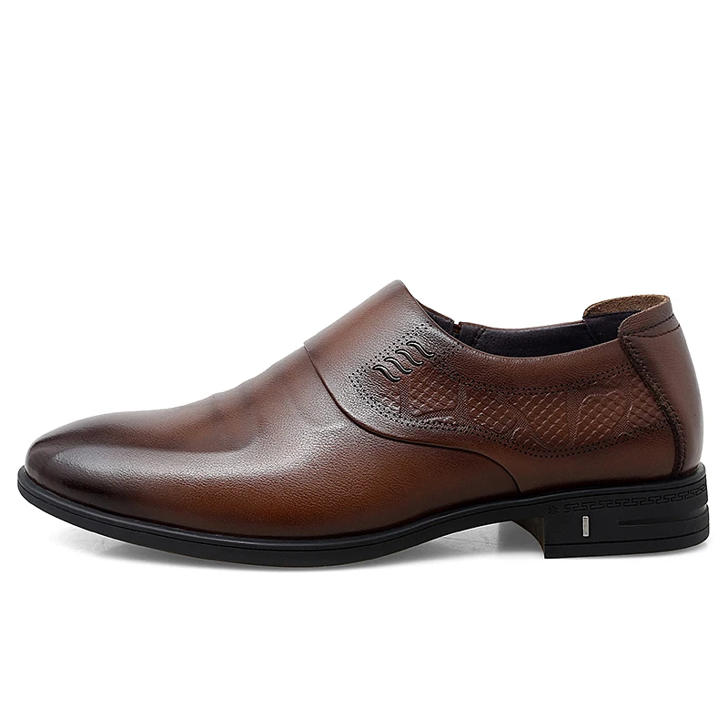 Exquisite Workmanship Mens Dress Shoes Oxford Genuine Leather with Delicate Stitches Men Black Lace Custom