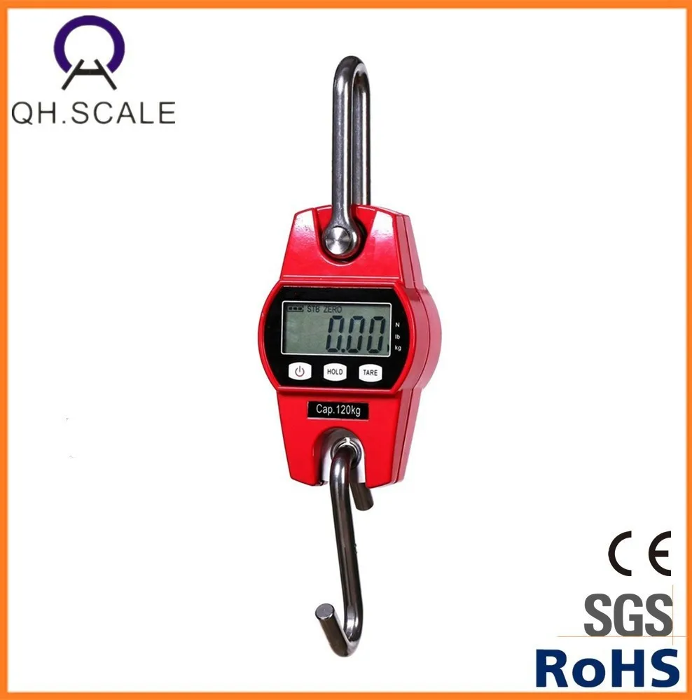 OCS - 300 Metal Housing Fishing or Hunting or Cattle Weighing 100kg 200 kg 300kg Digital Small Crane Scale