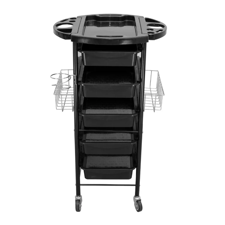 Modern Beauty Hair Salon Trolley Wholesale Hairdressing Salon Tools Hair Barber Beauty Salon Trolley with Drawers