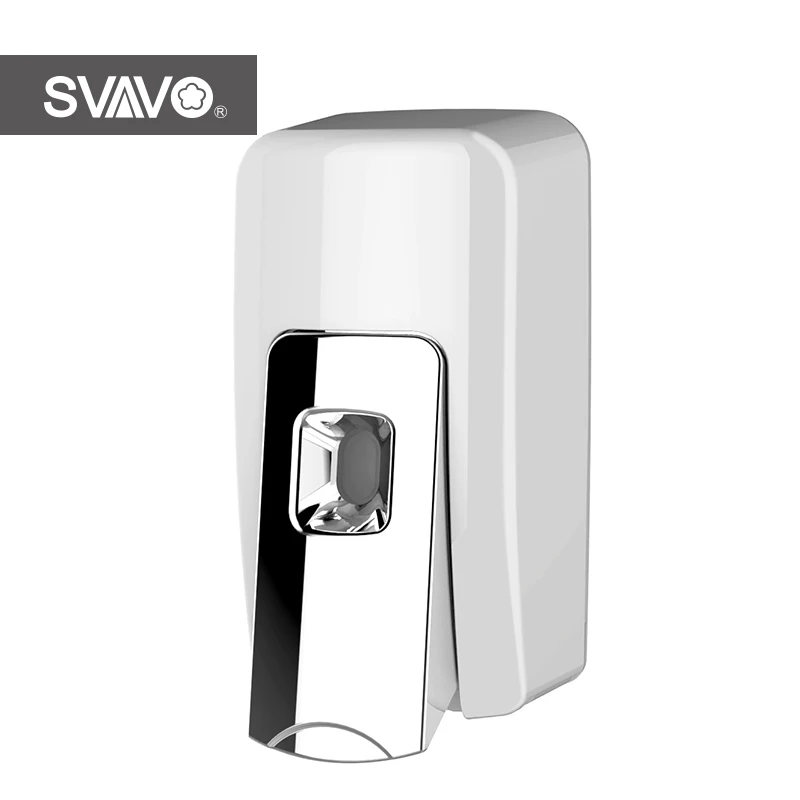 Гостиничный дозатор жидкого мыла для рук VX687 белый SVAVO 1000pcs CN;GUA 500ml L218XW100XH128MM