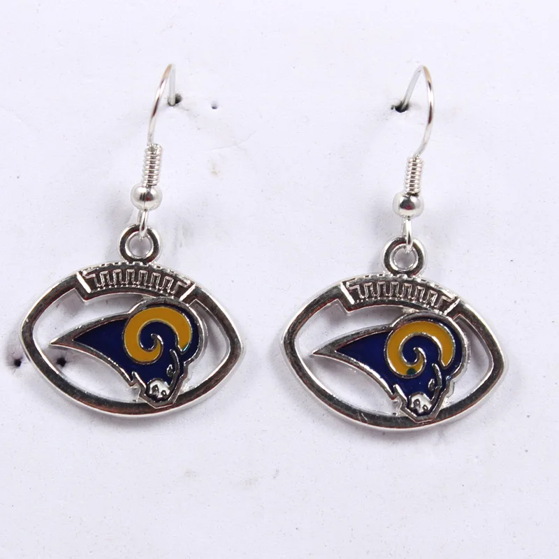 Wholesale Custom Philadelphia Eagles Football Team logo pendant earrings