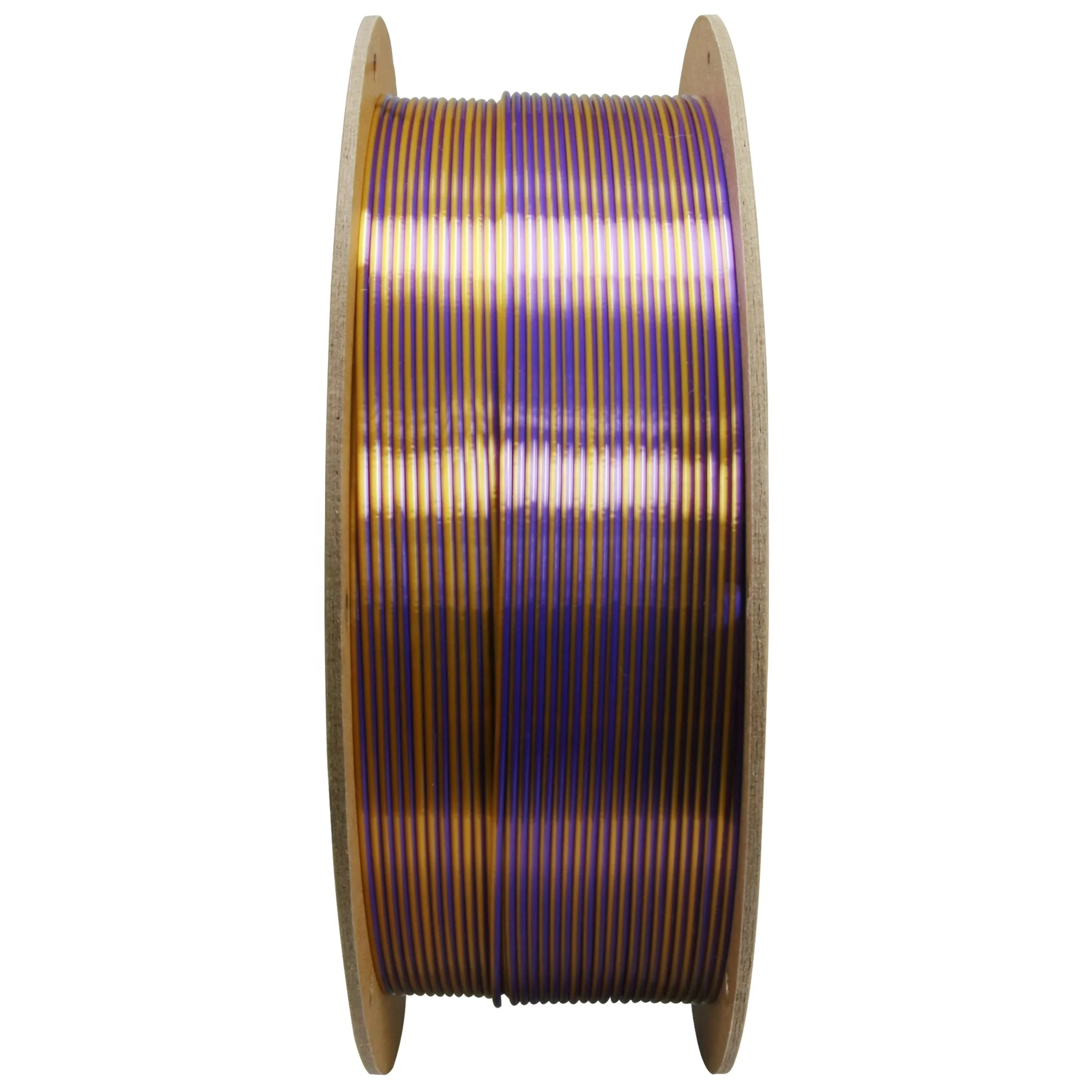 Professional Factory Custom 1kg / 1.75mm Polymaker PolyLite PLA Silk Dual Colors Silk Shiny Printer 3D Filament PLA
