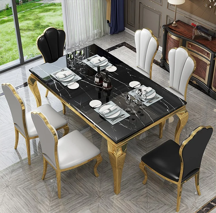 Hot selling modern banquet wedding events tables chairs competitive price event dining table chair set