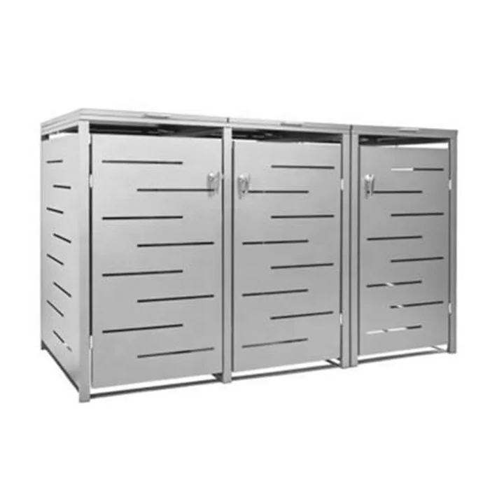 Водонепроницаемый мусорный бак для мусора с многоярусной крышкой 3er мусорные баки патио заднего двора