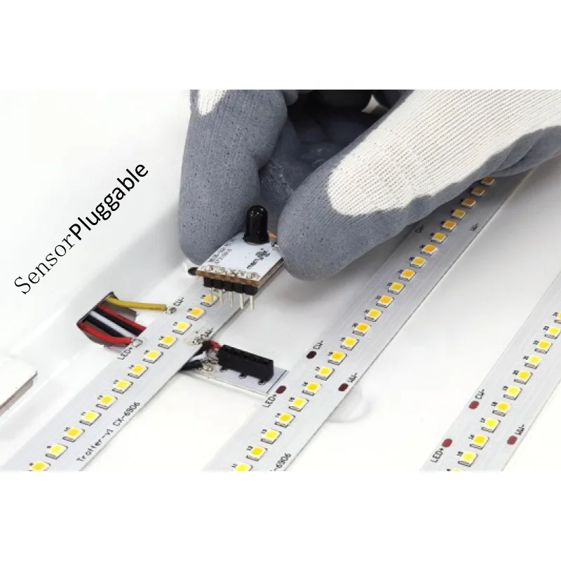 Cost Saving UL ETL DLC NLC  Stackable Blue Tooth Wireless LED Troffer