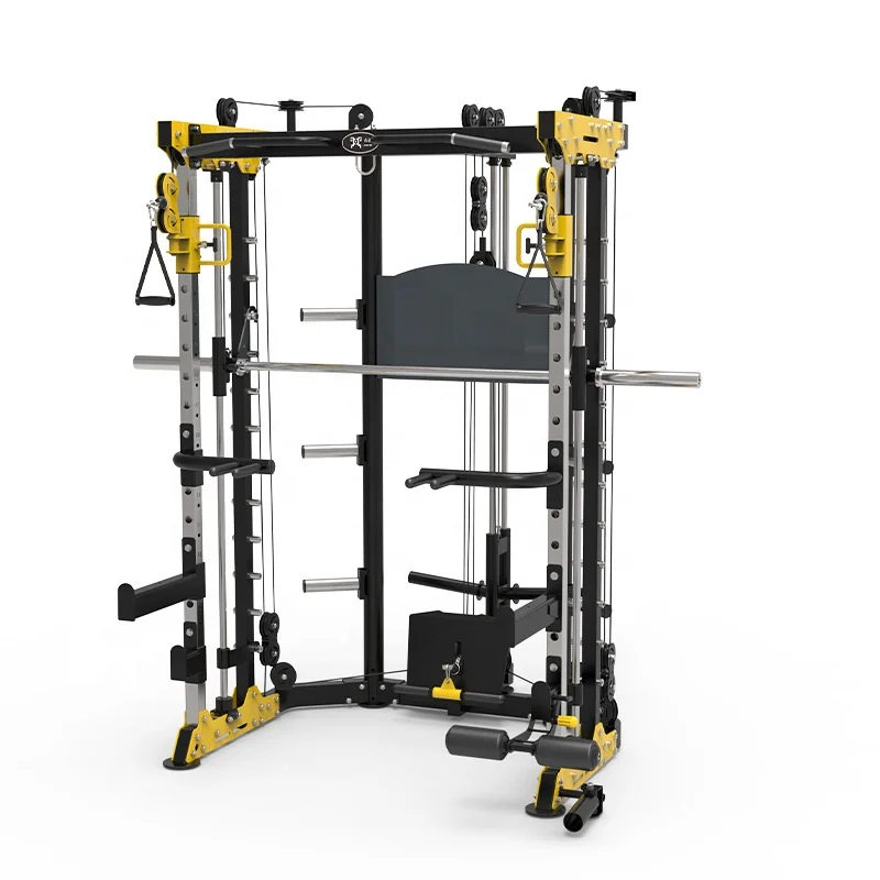 Gym equipment All in One fitness smith machine Functional Trainer power squat rack
