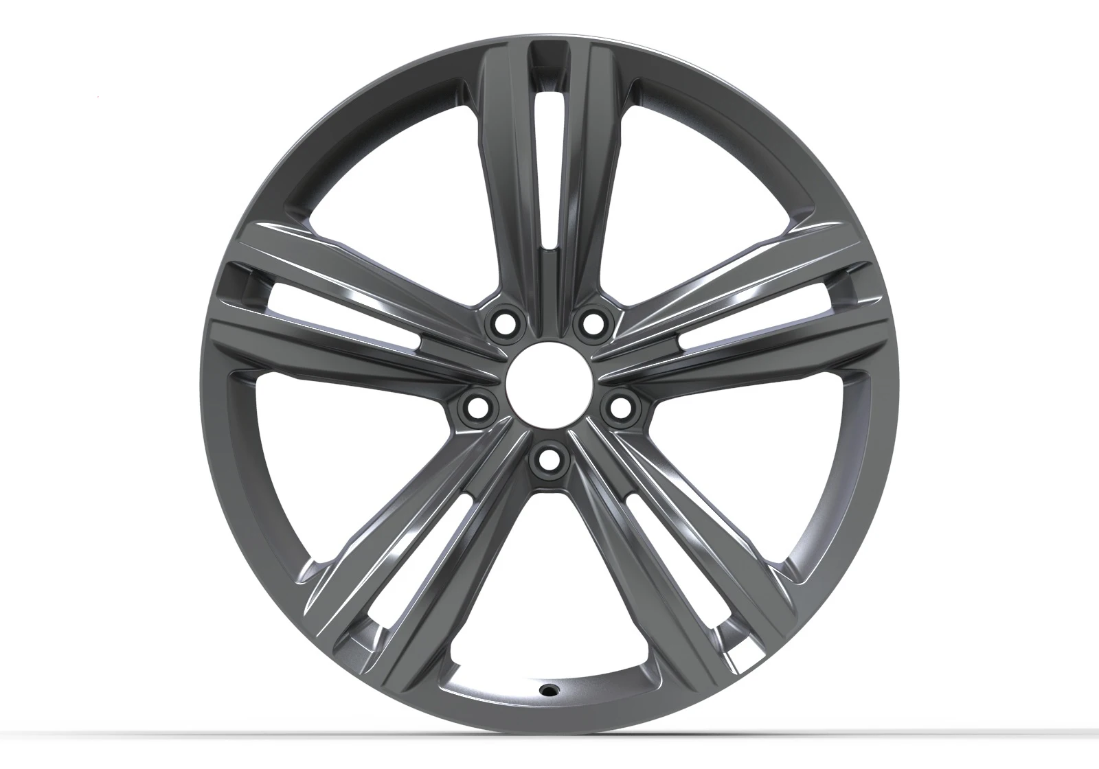 China Custom Fashion Polish Wheels Racing Car 5X114.3 Matt Black Wheel Rim for mercedes benz