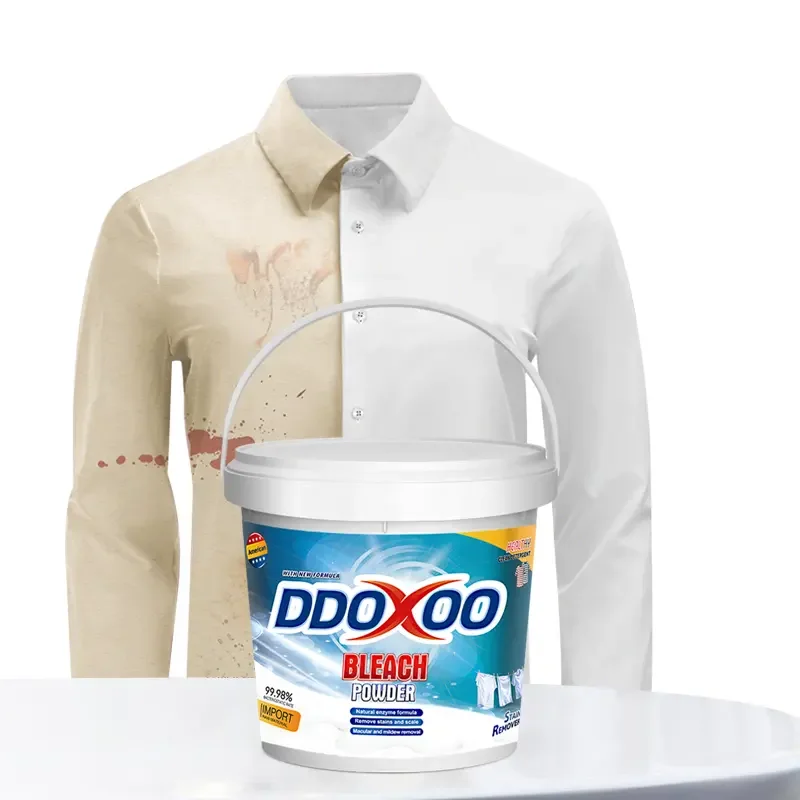 2023 New Bleach Agent Laundry Detergent Color Bleaching Powder for Clothes Retain Fragrance Stains Remover Factory Direct 800g