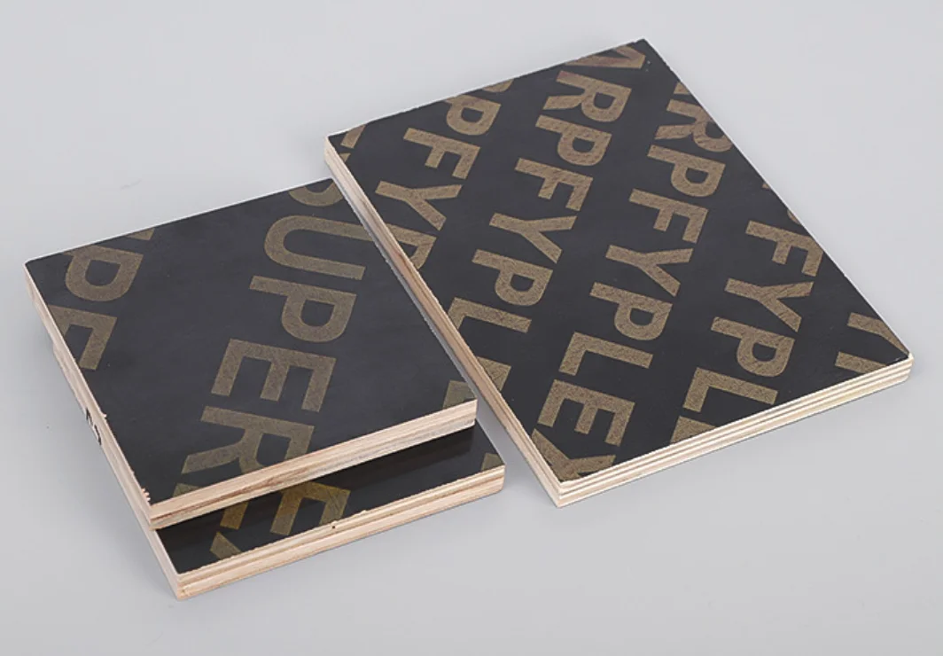 20mm 18mm 15mm 12mm Smooth film faced plywood for Construction Formwork Anti-slip plywood factory