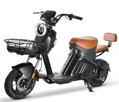 Electric Bike Adults Electric Scooter Hot Selling Chinese Steel 48V Rear Hub Motor LED Display LEAD-ACID Battery Customizable
