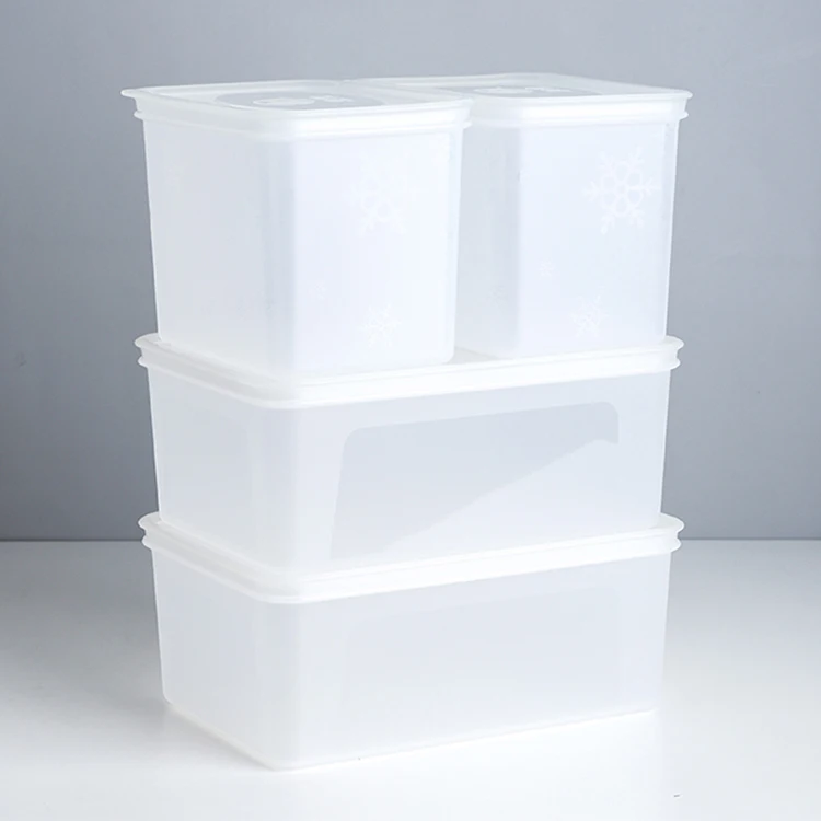 Factory Direct Plastic Veggie Fruit Storage Pantry Organizing Food Fridge Refrigerator Organizer Container Set