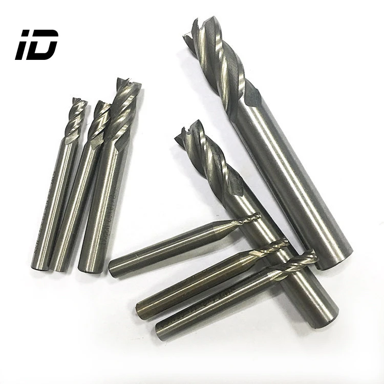 Hot Item End Mill Cutters 6 Flute Material Hss Flute Straight Steel 0.5 Mm Hss End Mill