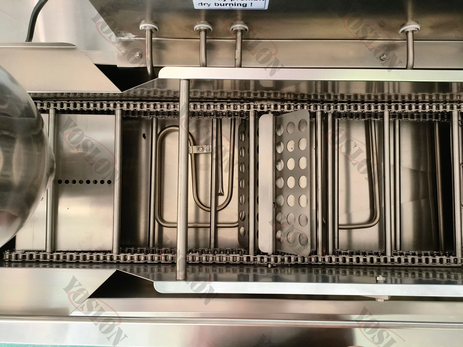 YOSLON T-100 Fully Automatic Commercial Auto Mini Mochi Maker Bakery Donut Fryer Making Machine for Donuts