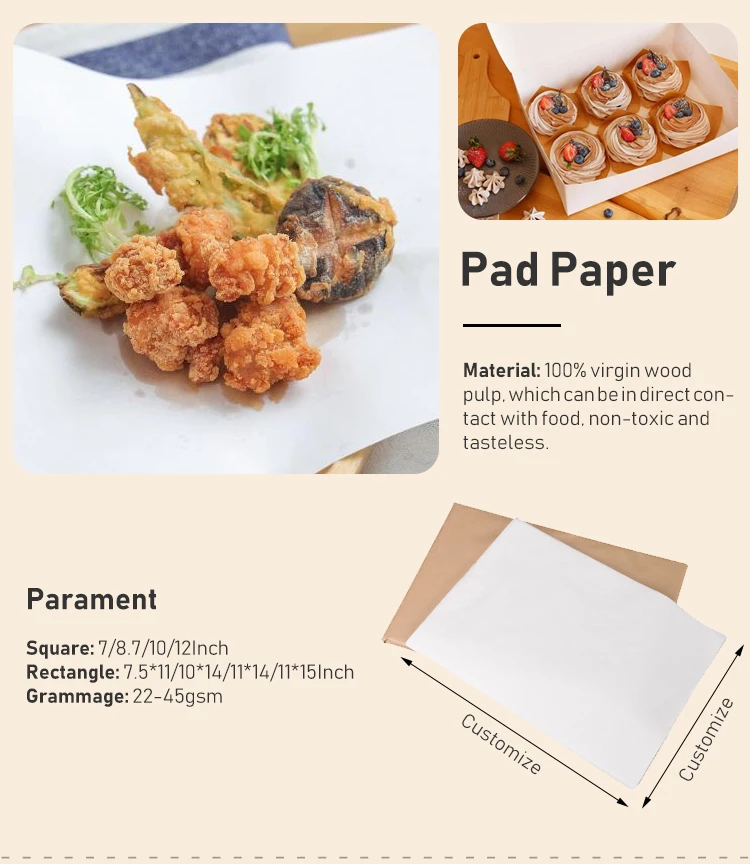 Food Packaging Greaseproof Paper