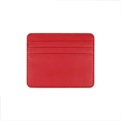 Ультратонкая сумка для карт большой вместимости маленькая Изысканная универсальная сумка для карт из искусственной кожи для мужчин и женщин