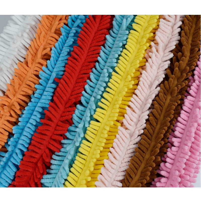 
New Chenille firecracker plush fabric mop duster towel strong absorbent cloth factory direct sale 