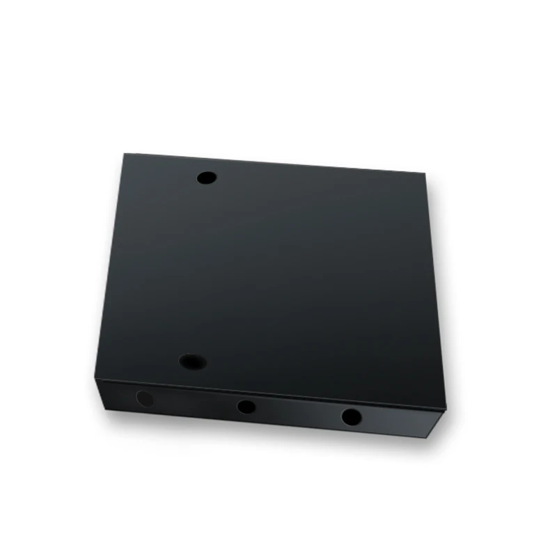 ESD Black PF Plate for 3/4 Axis CNC Milling Tapping for Baffle Manufacturing with Steel Brass Stainless ABS Metal Parts