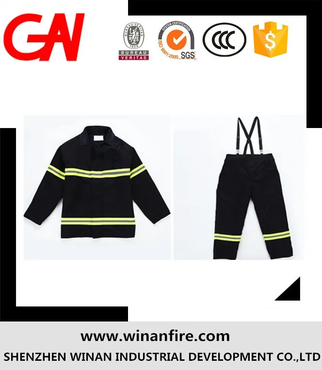 High qualityfire fighting suit includes helmet, boots, gloves, belt