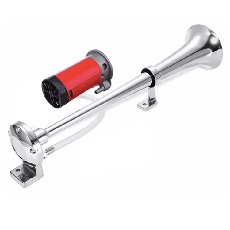 12V 24V 150db Air Horn Single Loud Sound Trumpet Electric Horn Boat Marine Truck Car Air Pressure Horn